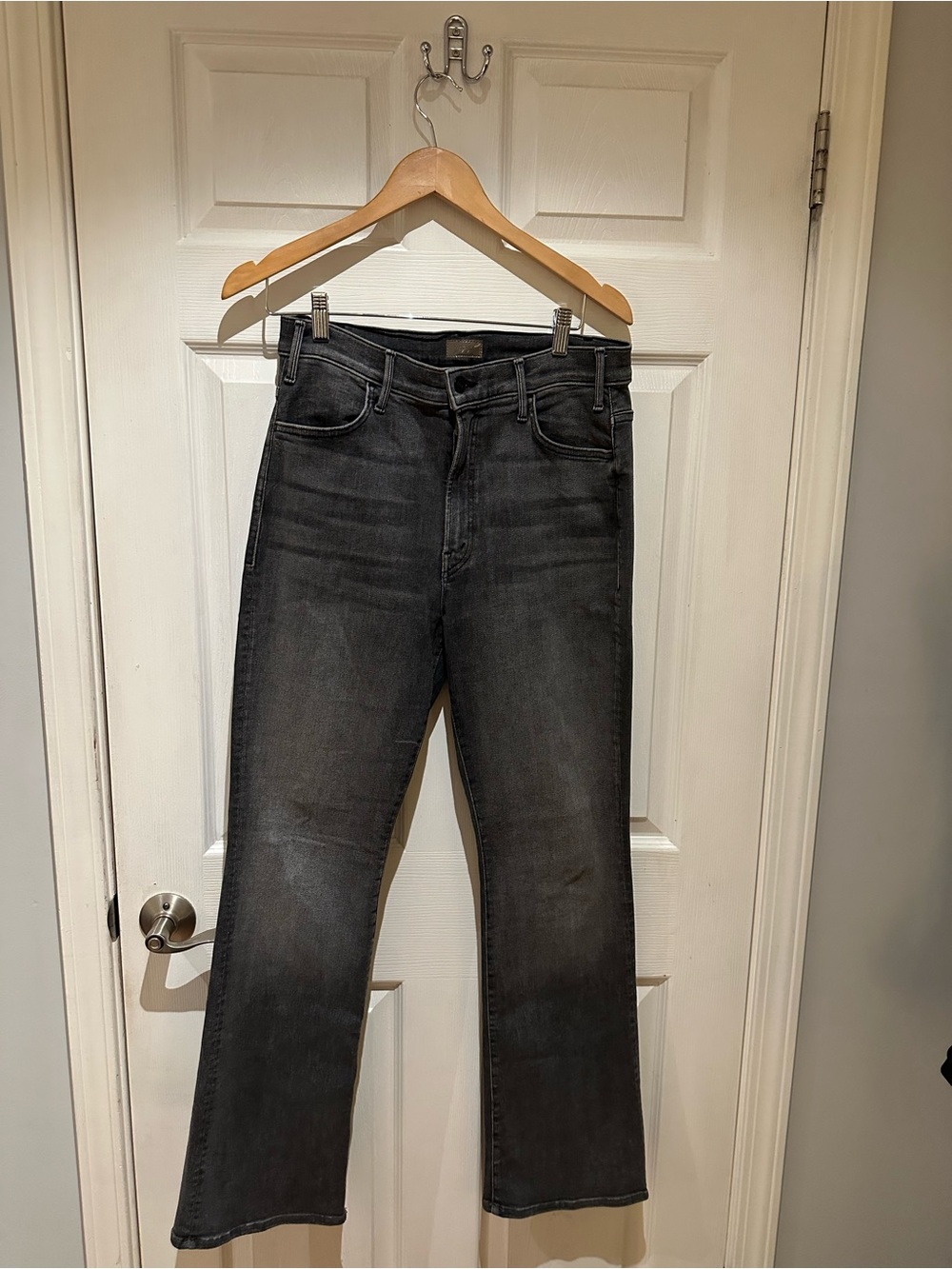 MOTHER Gray Denim Jeans